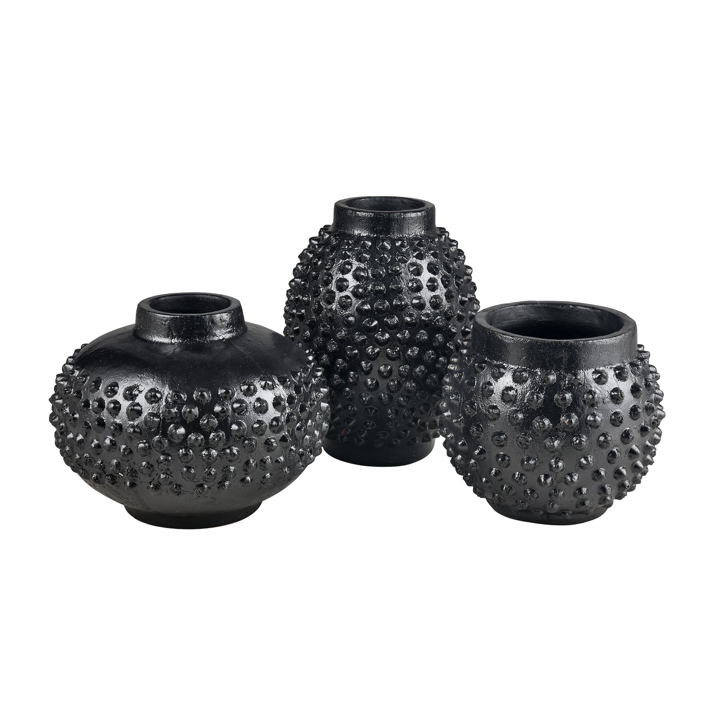 ELK SIGNATURE H0017-10434 Dorus Vase - Small Black