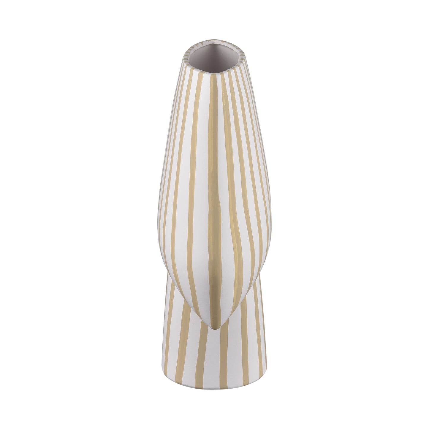 ELK SIGNATURE H0017-10638 Hawking Striped Vase - Extra Large