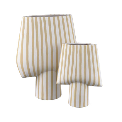 ELK SIGNATURE H0017-10638 Hawking Striped Vase - Extra Large