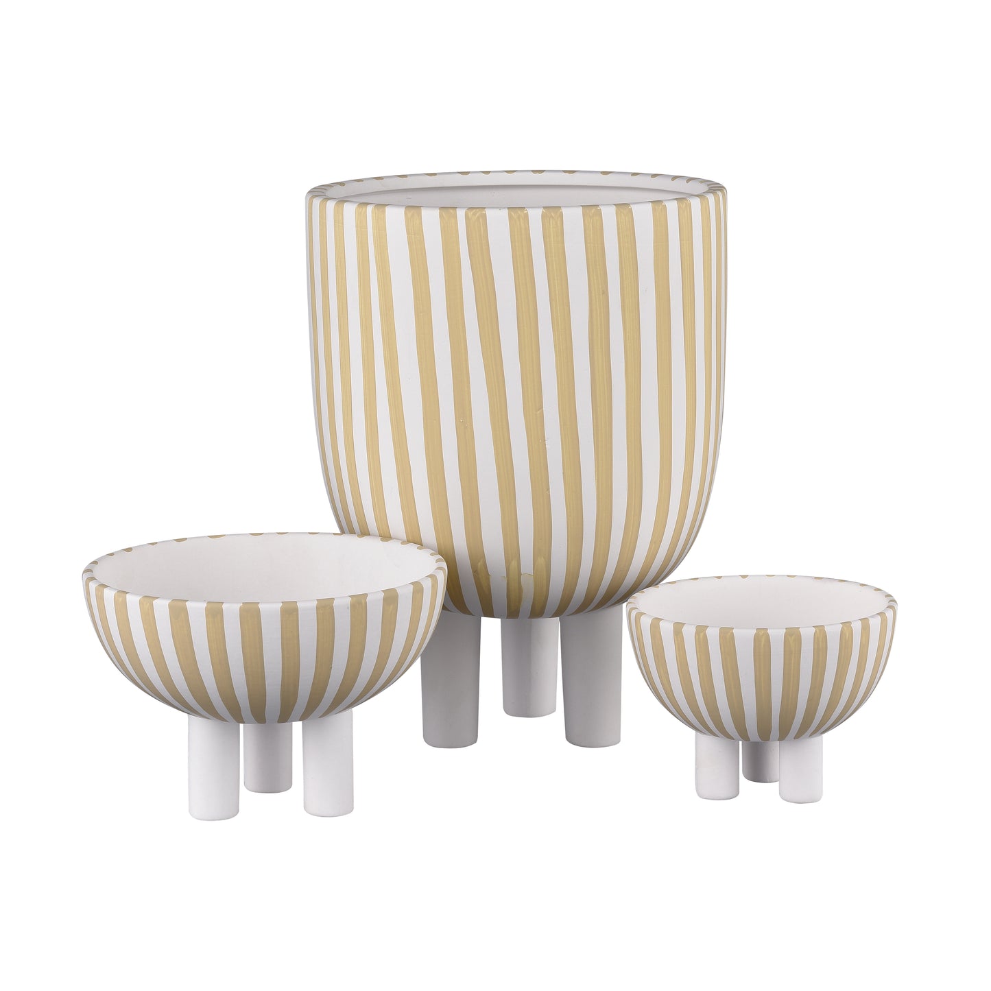 ELK SIGNATURE H0017-10641 Booth Striped Vase