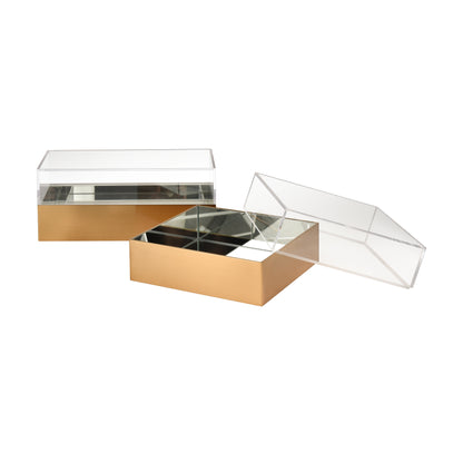 ELK SIGNATURE H0017-10712 Split Decorative Box - Square