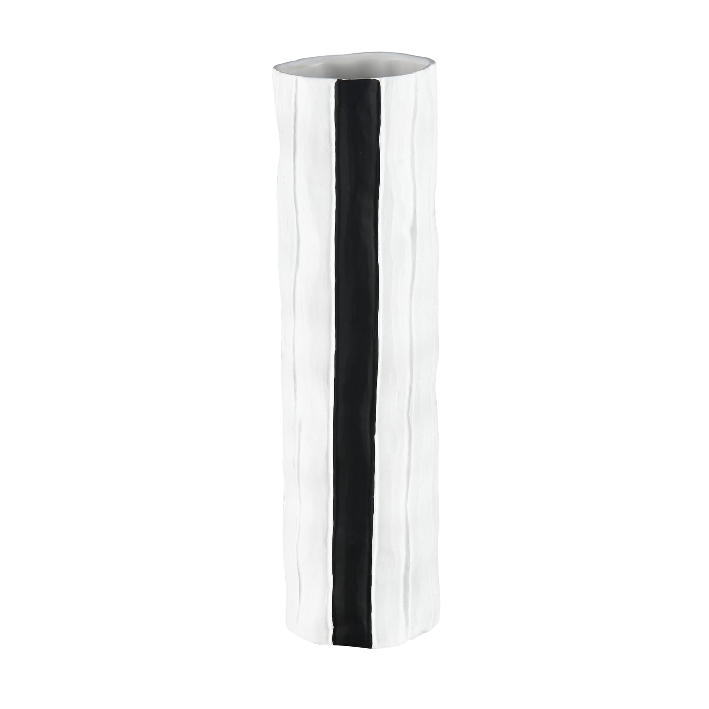 ELK SIGNATURE H0017-9164 Clark Vase - Striped Black