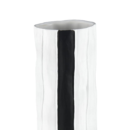 ELK SIGNATURE H0017-9164 Clark Vase - Striped Black