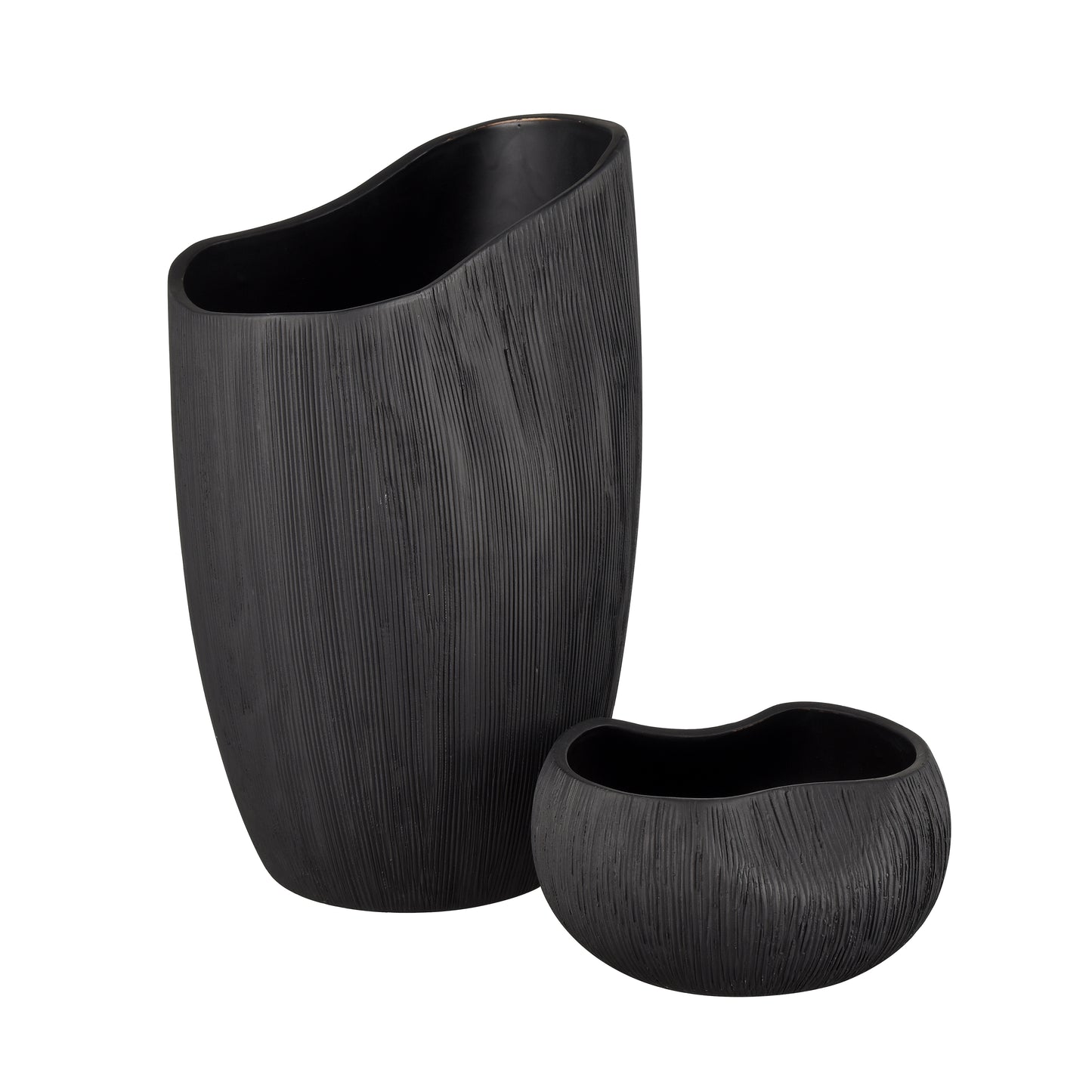 ELK SIGNATURE H0017-9748 Scribing Vase - Black