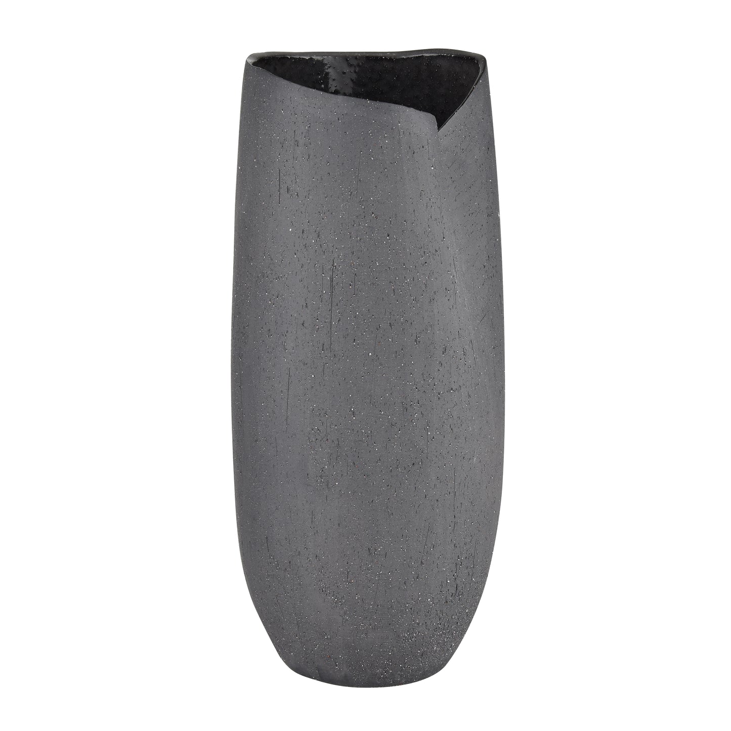 ELK SIGNATURE H0017-9752 Ferraro Vase - Folded Black