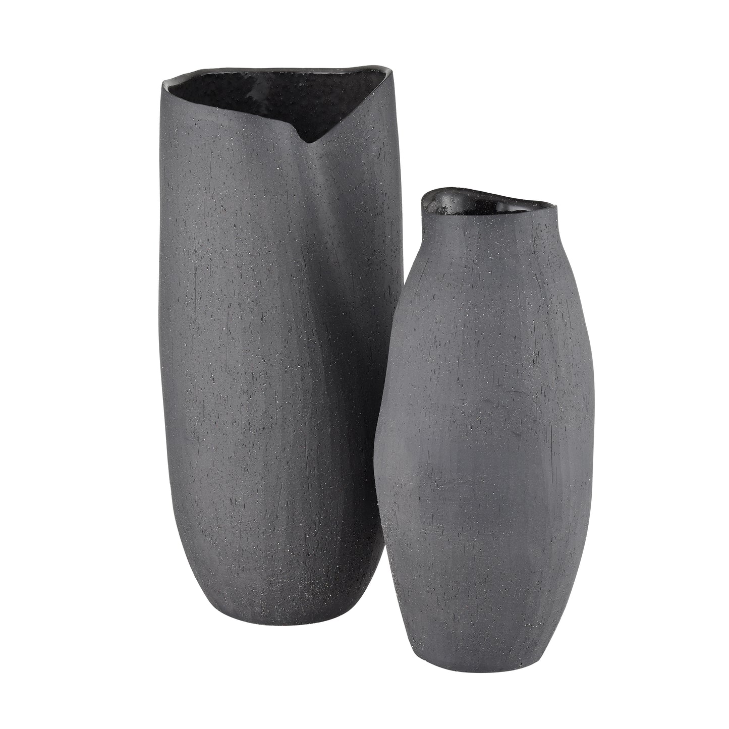 ELK SIGNATURE H0017-9752 Ferraro Vase - Folded Black