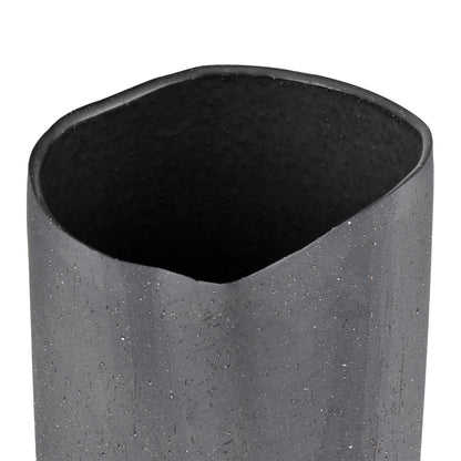 ELK SIGNATURE H0017-9752 Ferraro Vase - Folded Black