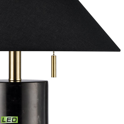 ELK SIGNATURE H0019-10337-LED Blythe 26'' High 2-Light Table Lamp - Black - Includes LED Bulbs