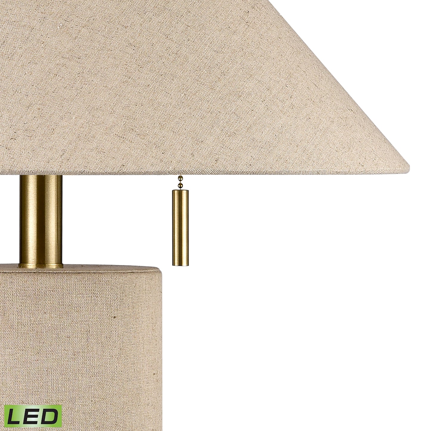 ELK SIGNATURE H0019-10338-LED Blythe 26'' High 2-Light Table Lamp - Linen - Includes LED Bulbs