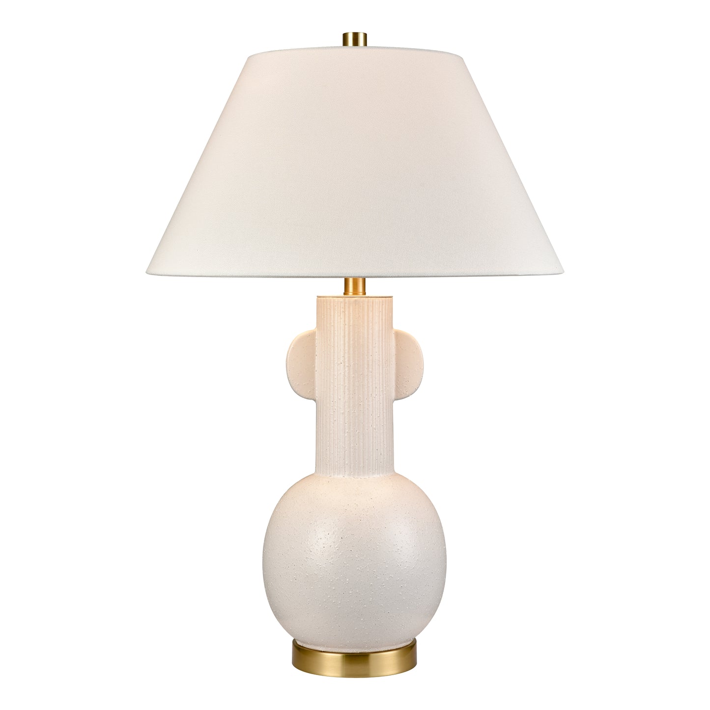 ELK SIGNATURE H0019-11078-LED Avrea 29.5'' High 1-Light Table Lamp - White Glaze - Includes LED Bulb