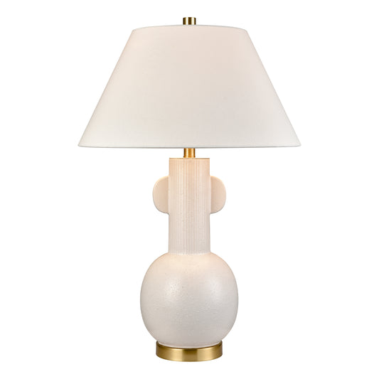 ELK SIGNATURE H0019-11078-LED Avrea 29.5'' High 1-Light Table Lamp - White Glaze - Includes LED Bulb