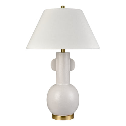 ELK SIGNATURE H0019-11078-LED Avrea 29.5'' High 1-Light Table Lamp - White Glaze - Includes LED Bulb