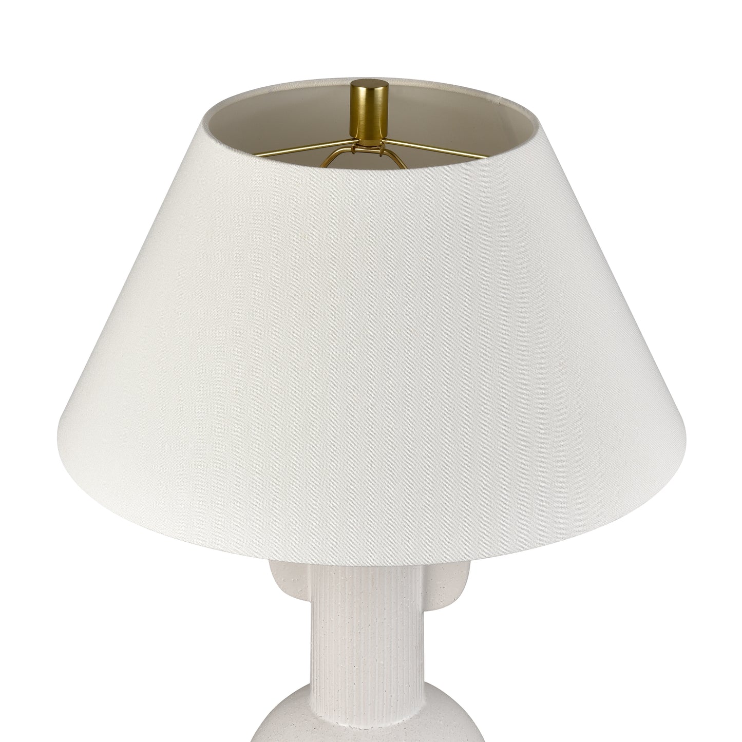 ELK SIGNATURE H0019-11078-LED Avrea 29.5'' High 1-Light Table Lamp - White Glaze - Includes LED Bulb