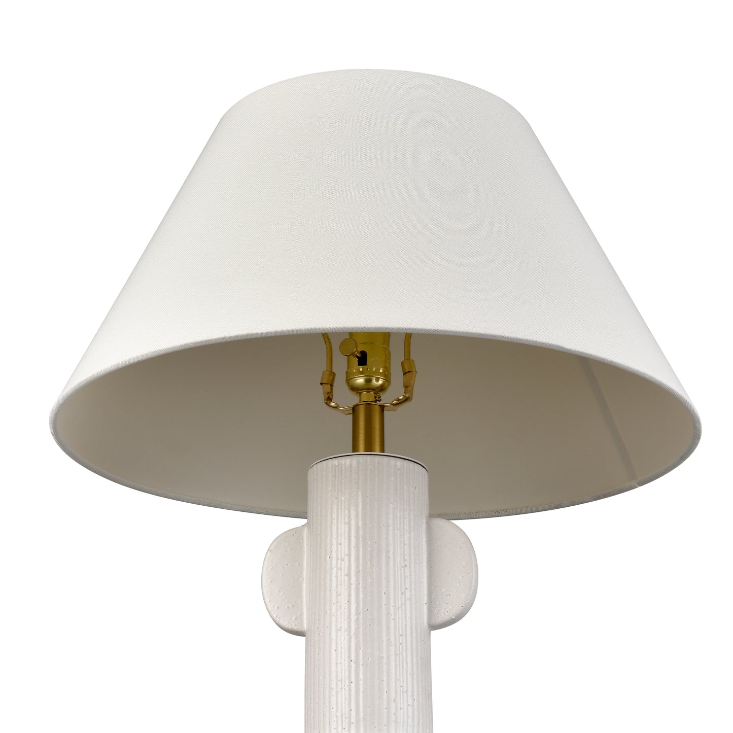 ELK SIGNATURE H0019-11078-LED Avrea 29.5'' High 1-Light Table Lamp - White Glaze - Includes LED Bulb