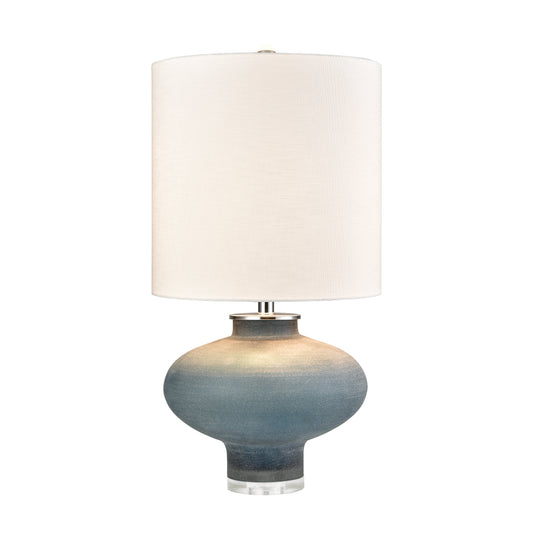 ELK SIGNATURE H0019-11080-LED Skye 28'' High 1-Light Table Lamp - Frosted Blue - Includes LED Bulb