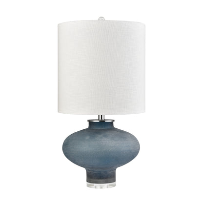 ELK SIGNATURE H0019-11080-LED Skye 28'' High 1-Light Table Lamp - Frosted Blue - Includes LED Bulb