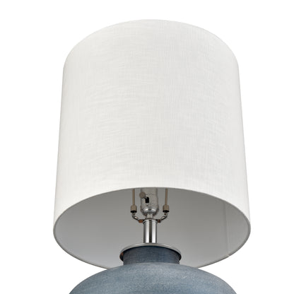 ELK SIGNATURE H0019-11080-LED Skye 28'' High 1-Light Table Lamp - Frosted Blue - Includes LED Bulb