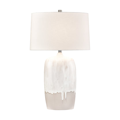 ELK SIGNATURE H0019-11082-LED Ruthie 32'' High 1-Light Table Lamp - White Glaze - Includes LED Bulb