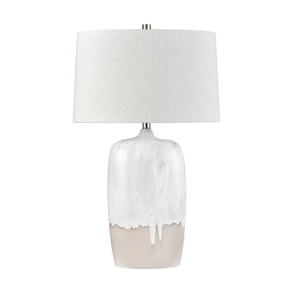 ELK SIGNATURE H0019-11082-LED Ruthie 32'' High 1-Light Table Lamp - White Glaze - Includes LED Bulb