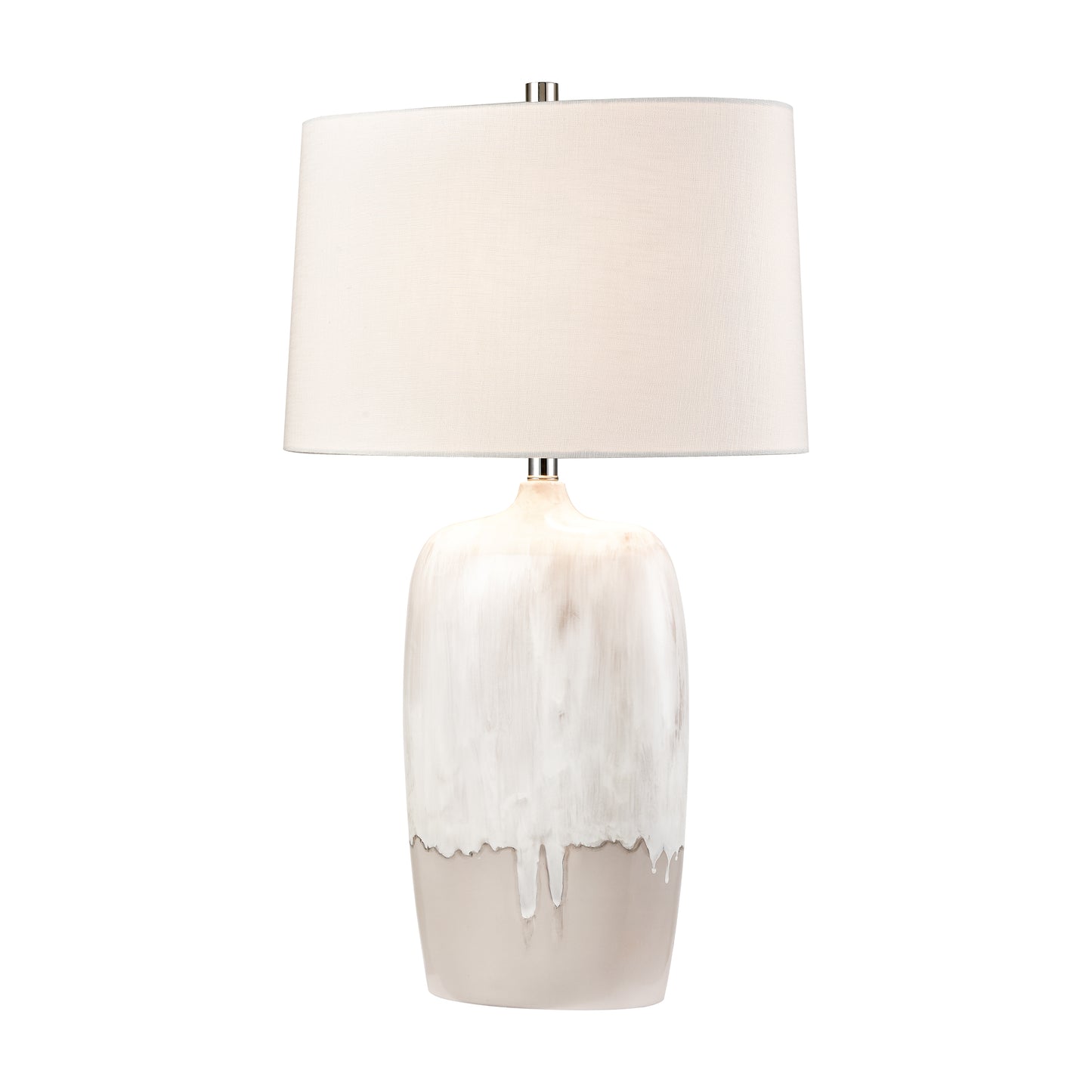 ELK SIGNATURE H0019-11082-LED Ruthie 32'' High 1-Light Table Lamp - White Glaze - Includes LED Bulb