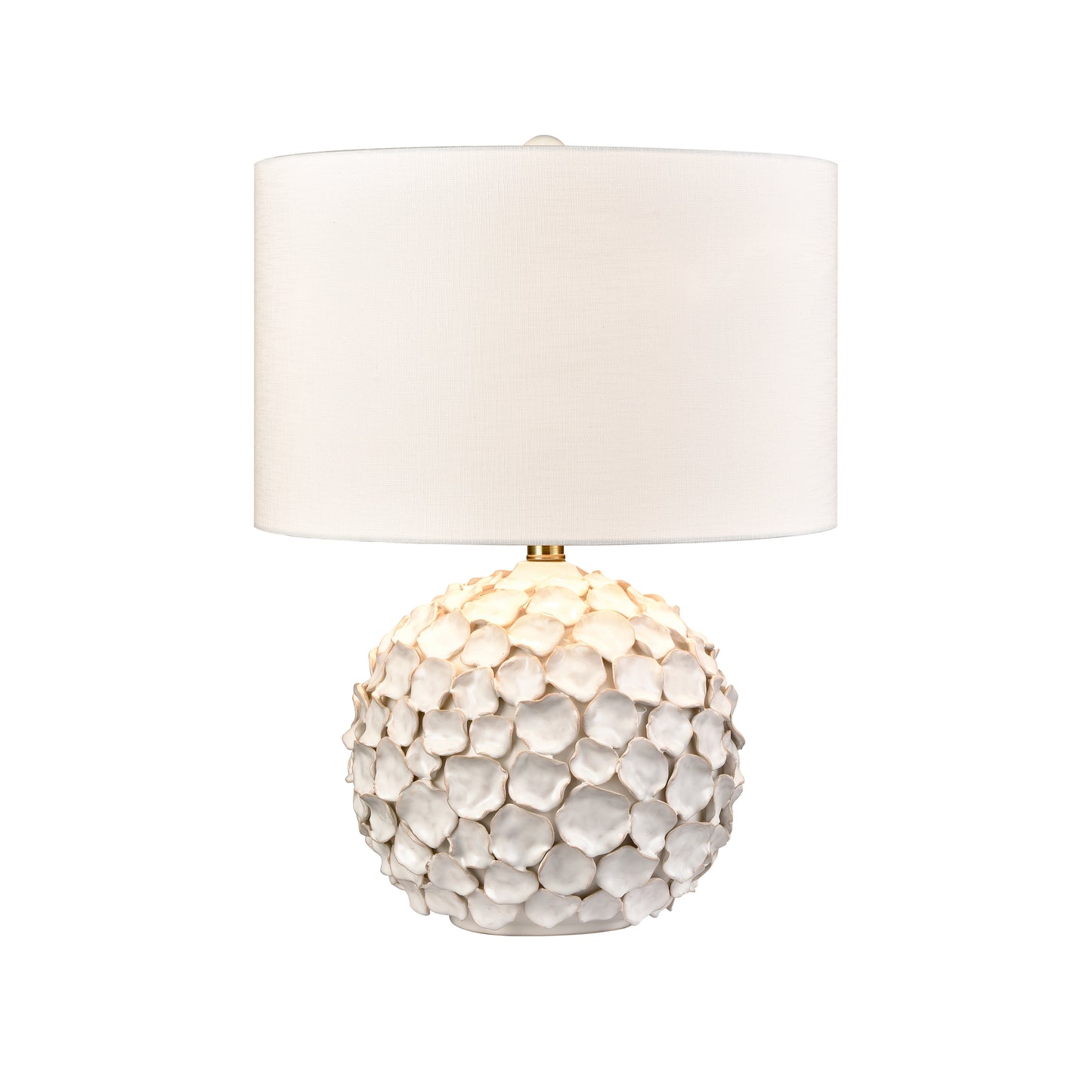 ELK SIGNATURE H0019-11083 Gloria 23'' High 1-Light Table Lamp - White Glaze