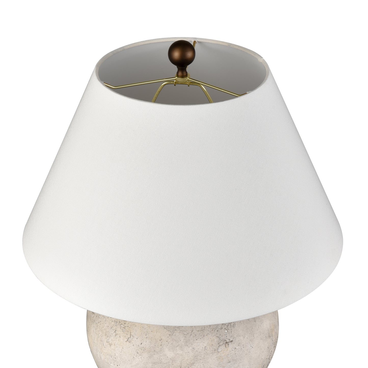 ELK SIGNATURE H0019-11087-LED Erin 26'' High 1-Light Table Lamp - Aged White - Includes LED Bulb