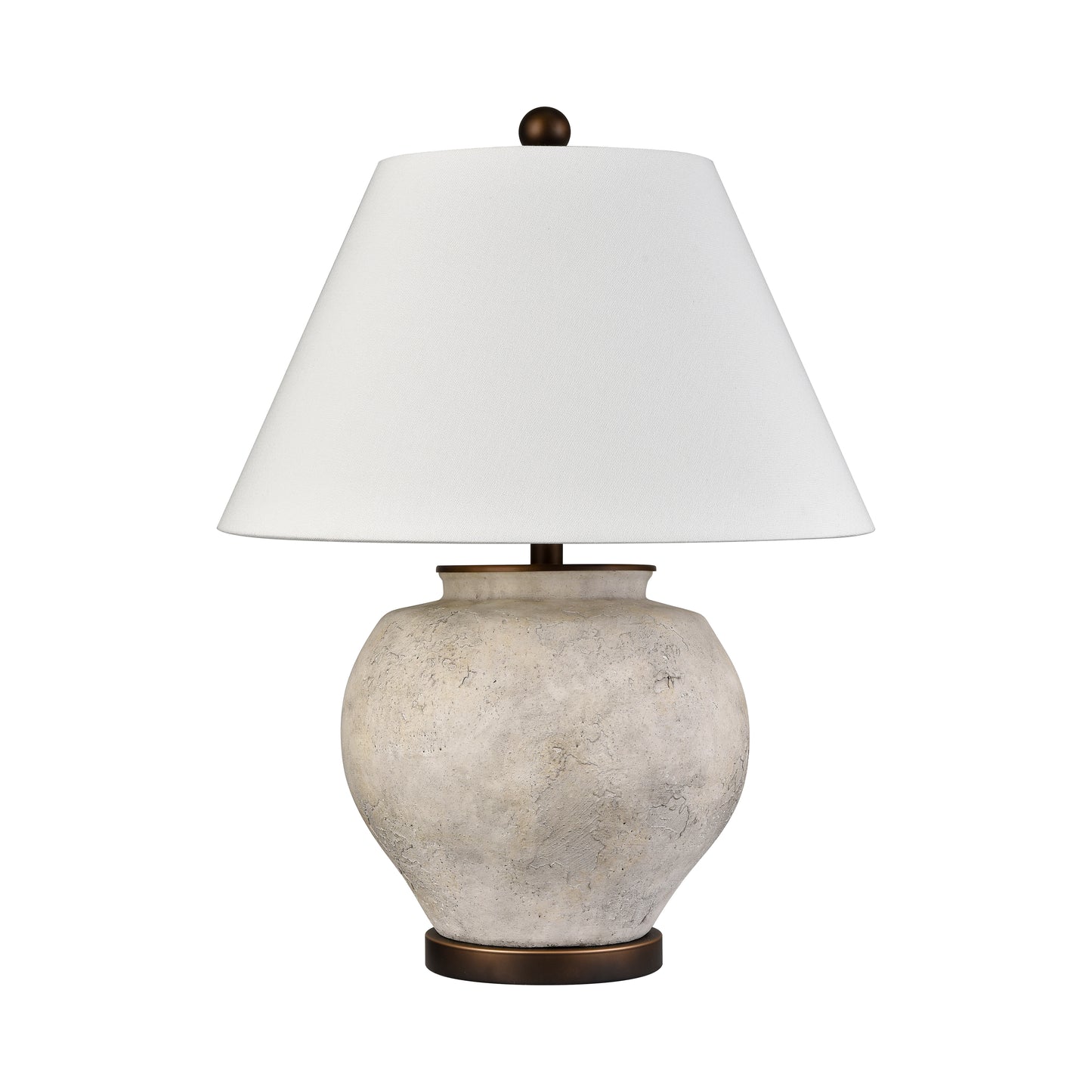 ELK SIGNATURE H0019-11087 Erin 26'' High 1-Light Table Lamp - Aged White