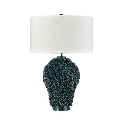 ELK SIGNATURE H0019-11090-LED Larkin 27.5'' High 1-Light Table Lamp - Green Glaze - Includes LED Bulb