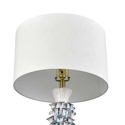 ELK SIGNATURE H0019-11092-LED Habel 31'' High 1-Light Table Lamp - White Glaze - Includes LED Bulb