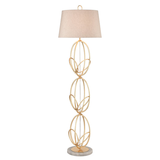 ELK SIGNATURE H0019-7988 Morely 63'' High 1-Light Floor Lamp - Gold Leaf