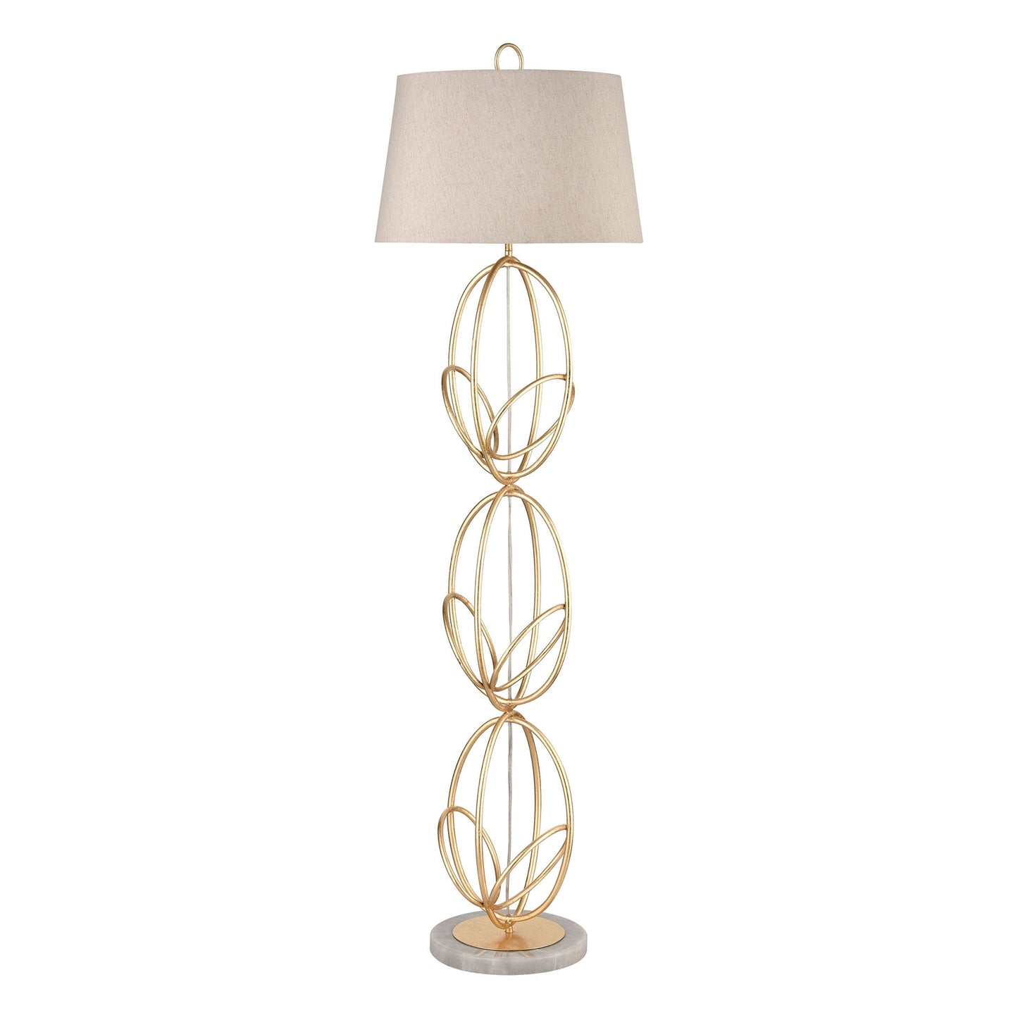 ELK SIGNATURE H0019-7988 Morely 63'' High 1-Light Floor Lamp - Gold Leaf