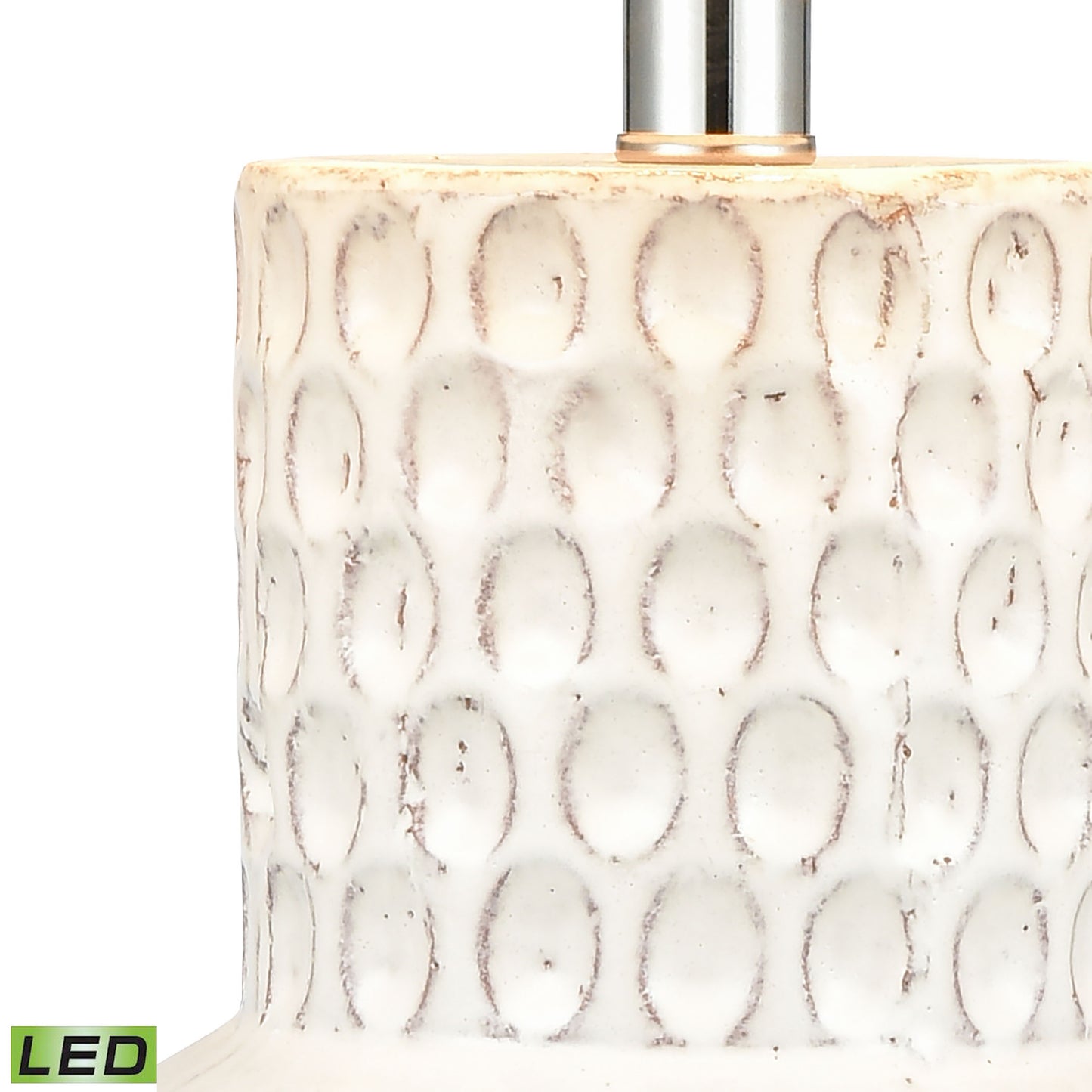 ELK SIGNATURE H0019-7991-LED Delia 21'' High 1-Light Table Lamp - White - Includes LED Bulb