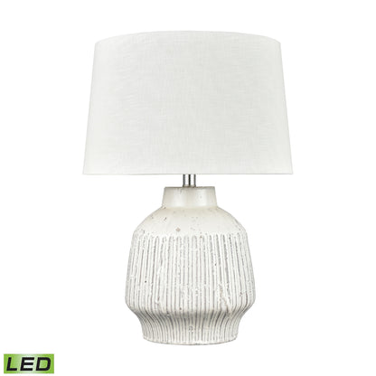 ELK SIGNATURE H0019-7992-LED Rhoda 24'' High 1-Light Table Lamp - White - Includes LED Bulb