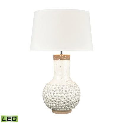 ELK SIGNATURE H0019-7993-LED Elinor 32'' High 1-Light Table Lamp - White - Includes LED Bulb