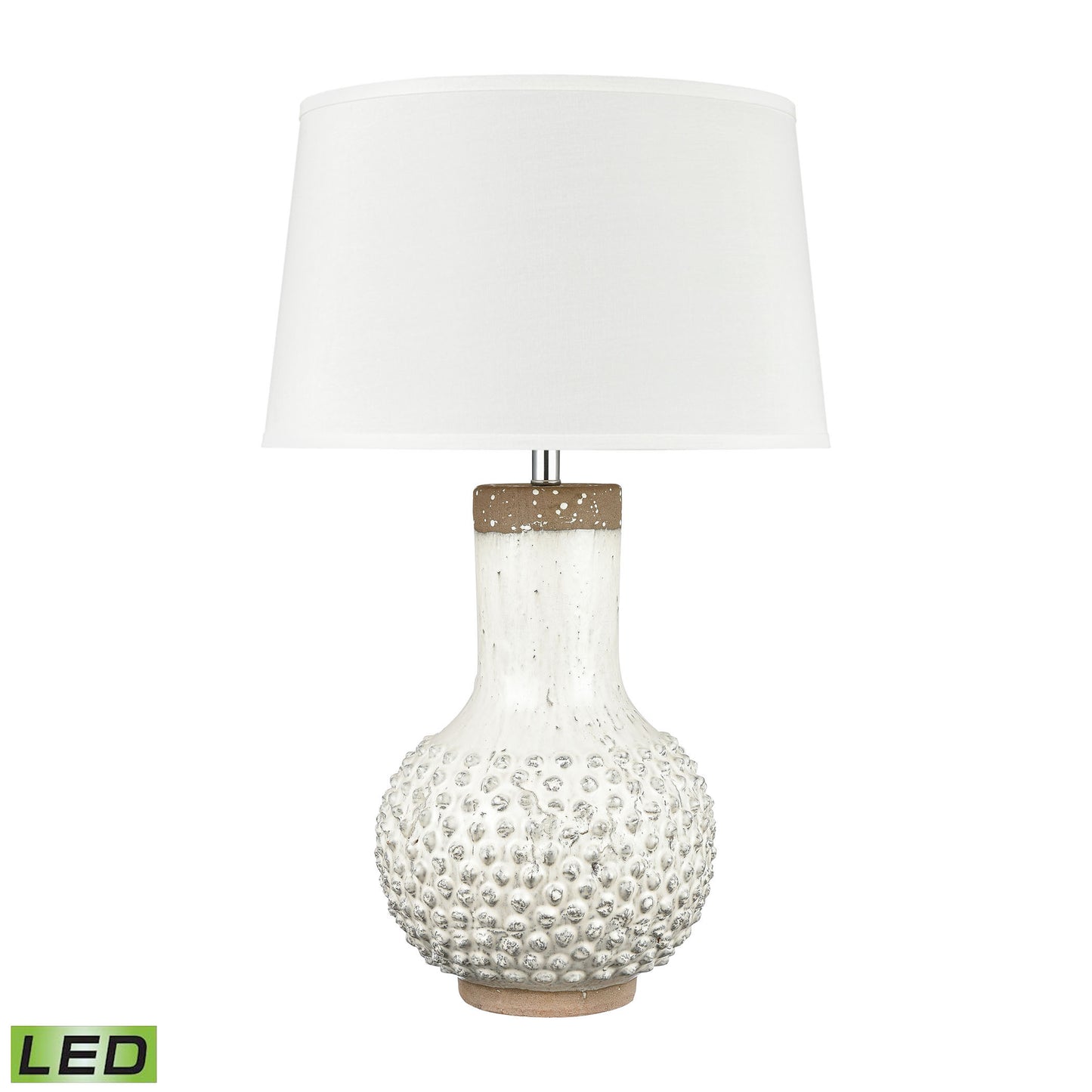 ELK SIGNATURE H0019-7993-LED Elinor 32'' High 1-Light Table Lamp - White - Includes LED Bulb