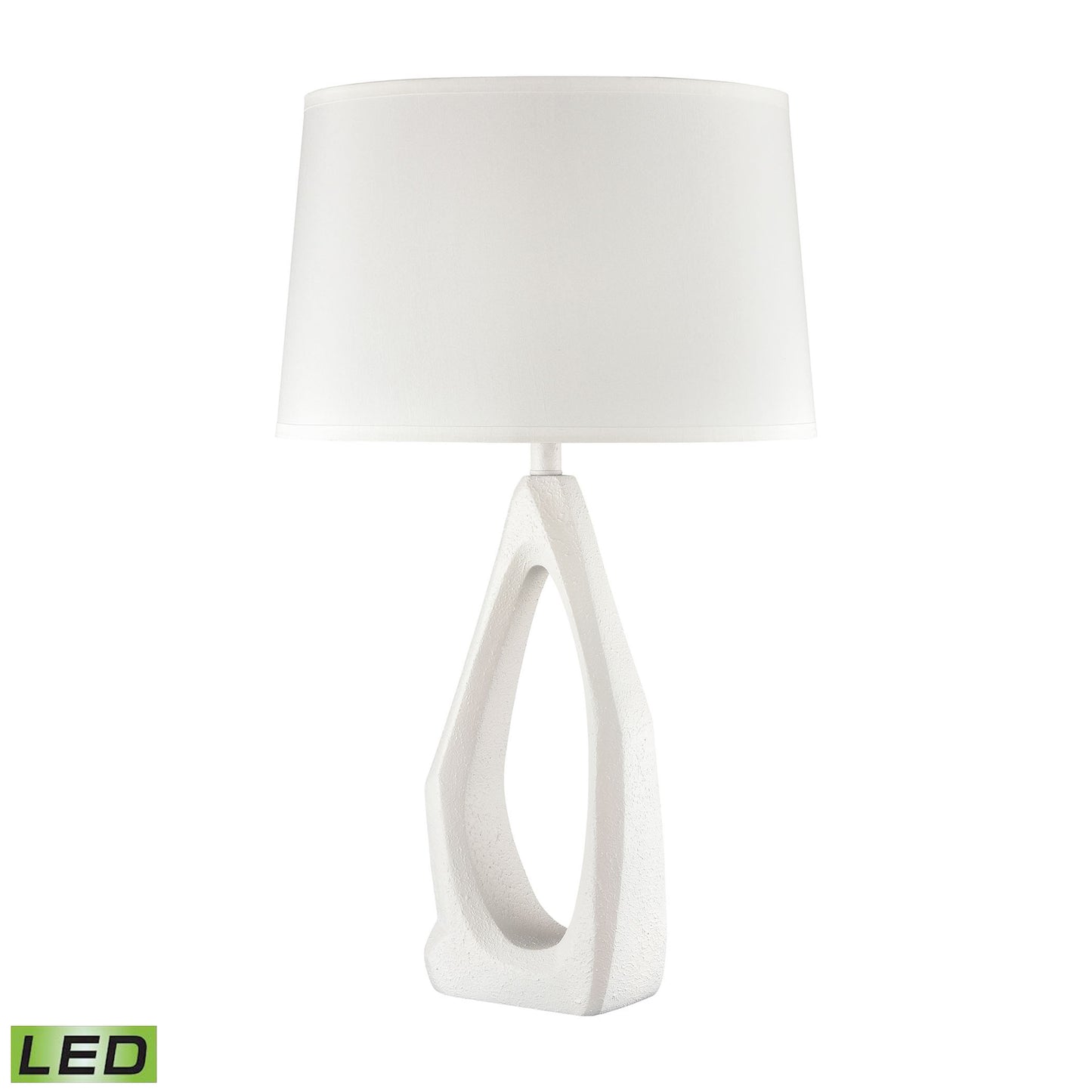 ELK SIGNATURE H0019-8001-LED Galeria 31'' High 1-Light Table Lamp - Matte White - Includes LED Bulb