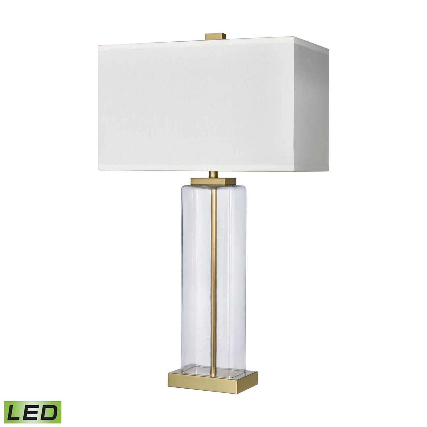 ELK SIGNATURE H0019-8010-LED Edenvale 29'' High 1-Light Table Lamp - Clear - Includes LED Bulb