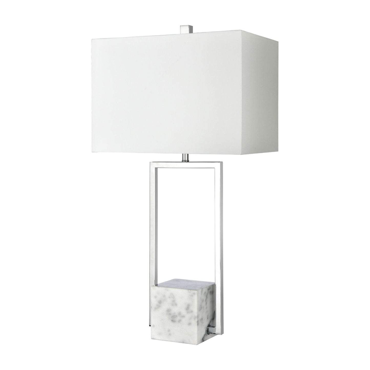 ELK SIGNATURE H0019-8018 Dunstan Mews 31'' High 1-Light Table Lamp - Chrome