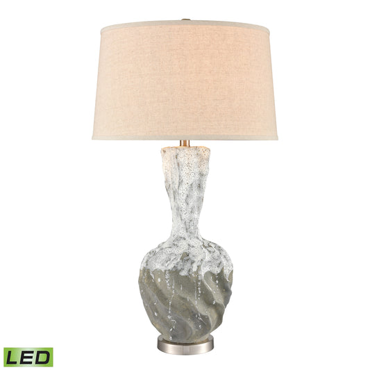 ELK SIGNATURE H0019-8048-LED Bartlet Fields 34'' High 1-Light Table Lamp - White - Includes LED Bulb