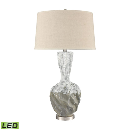 ELK SIGNATURE H0019-8048-LED Bartlet Fields 34'' High 1-Light Table Lamp - White - Includes LED Bulb