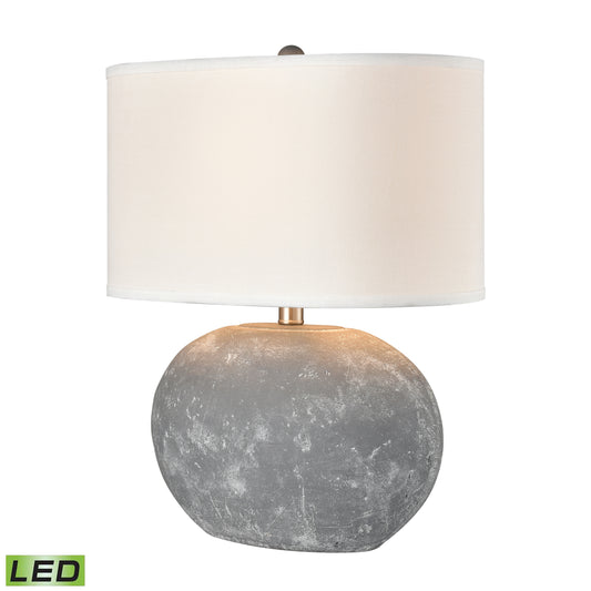 ELK SIGNATURE H0019-8053-LED Elin 20'' High 1-Light Table Lamp - Concrete - Includes LED Bulb