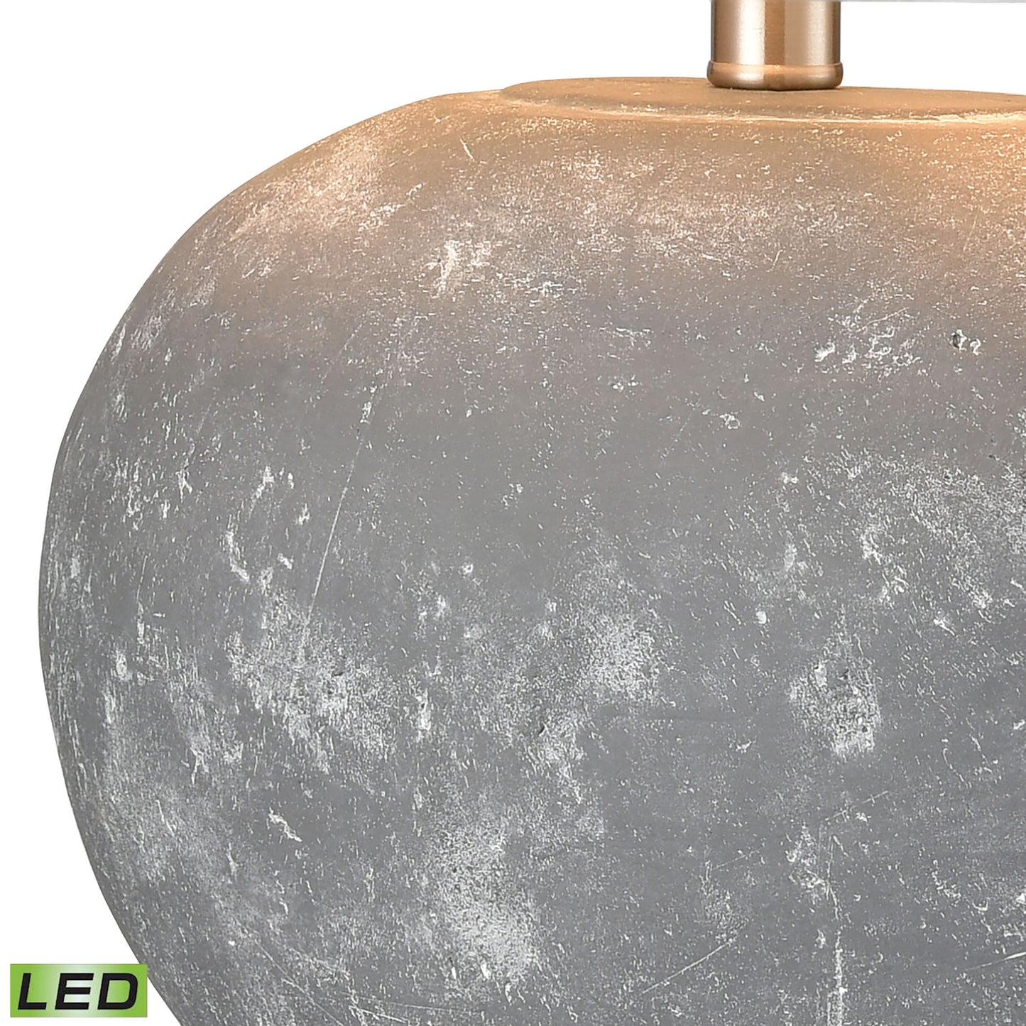 ELK SIGNATURE H0019-8053-LED Elin 20'' High 1-Light Table Lamp - Concrete - Includes LED Bulb