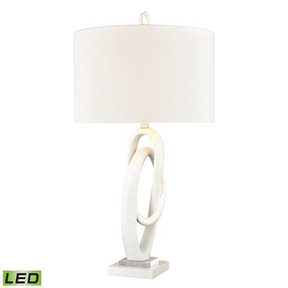 ELK SIGNATURE H0019-8064-LED Jovian 30'' High 1-Light Table Lamp - Matte White - Includes LED Bulb