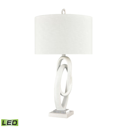 ELK SIGNATURE H0019-8064-LED Jovian 30'' High 1-Light Table Lamp - Matte White - Includes LED Bulb