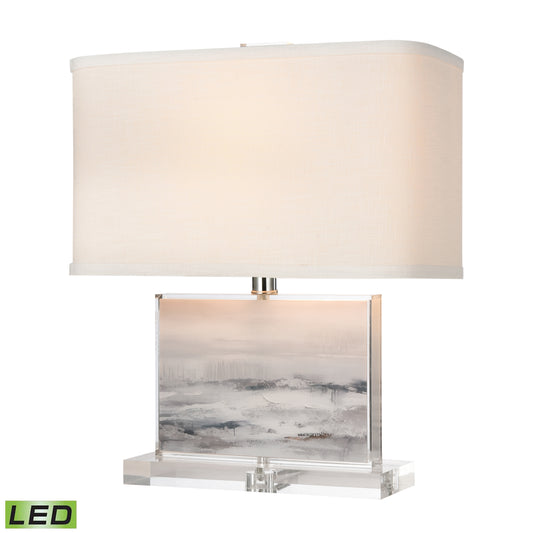 ELK SIGNATURE H0019-8067-LED Barnes 18'' High 1-Light Table Lamp - Gray - Includes LED Bulb