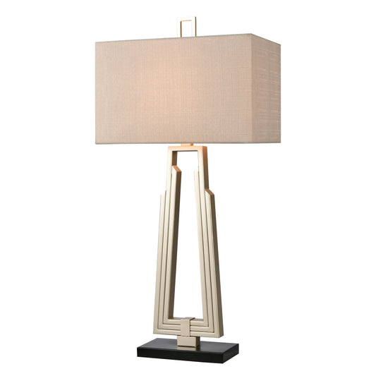 ELK SIGNATURE H0019-8551 Stoddard Park 33'' High 1-Light Table Lamp - Champagne Silver