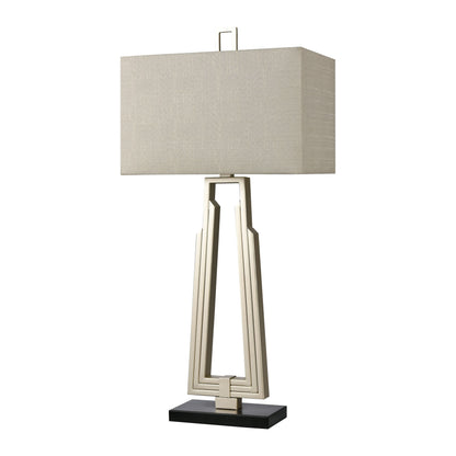 ELK SIGNATURE H0019-8551 Stoddard Park 33'' High 1-Light Table Lamp - Champagne Silver