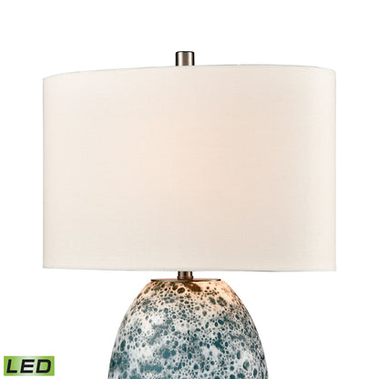 ELK SIGNATURE H0019-8552-LED Offshore 22'' High 1-Light Table Lamp - Blue - Includes LED Bulb