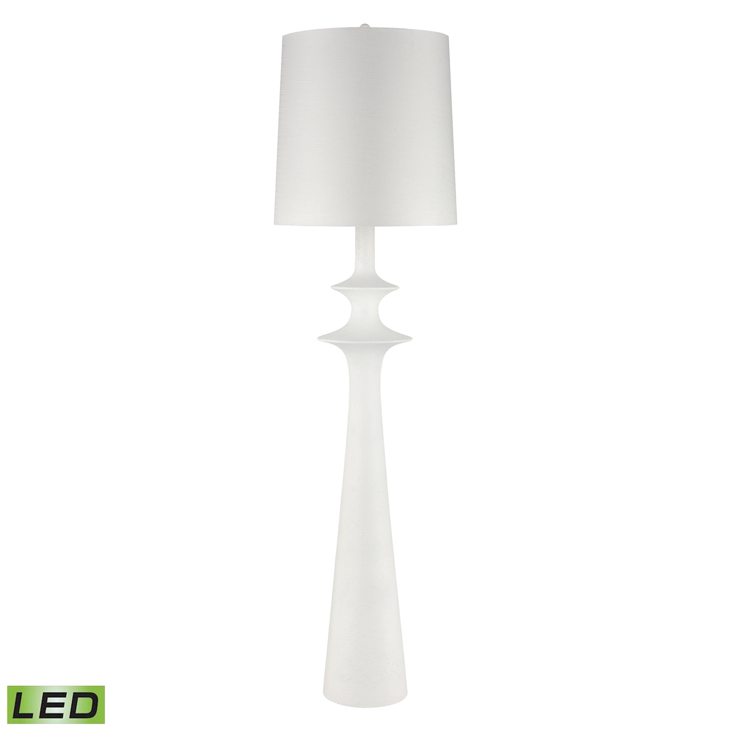 ELK SIGNATURE H0019-9482-LED Erica 76'' High 1-Light Floor Lamp - Dry White - Includes LED Bulb