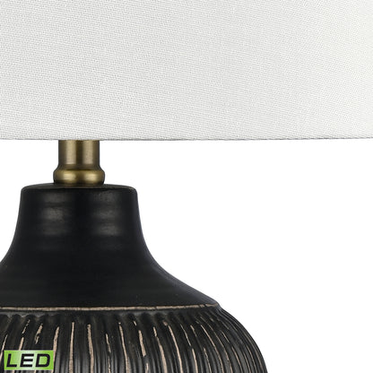 ELK SIGNATURE H0019-9492-LED Knighton 24'' High 1-Light Table Lamp - Antique Black - Includes LED Bulb